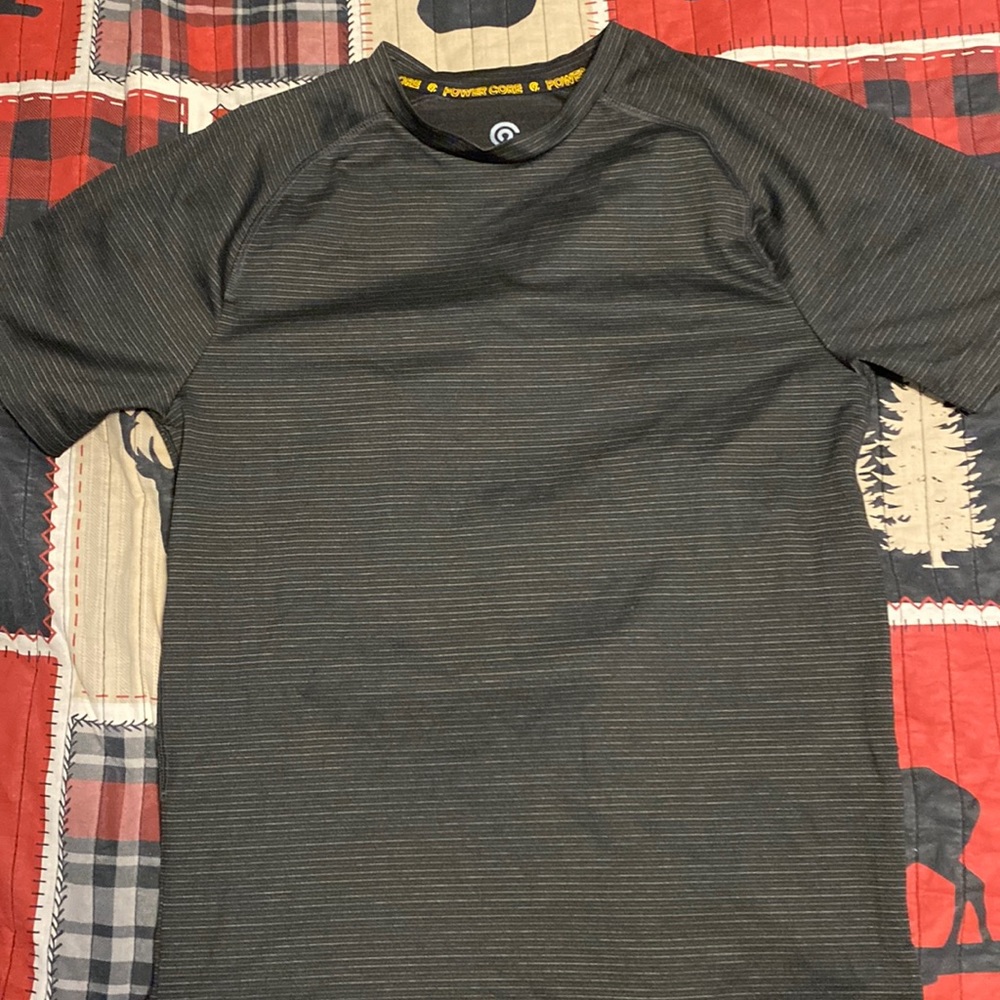 Youth boys black champion shirt